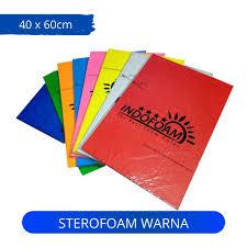 POWERMAN Styrofoam Mading Warna Warni
