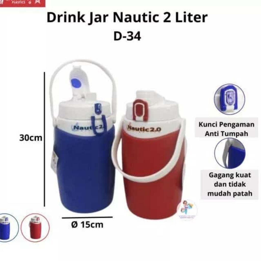 [COD] Drink jar nautic | teko serbaguna