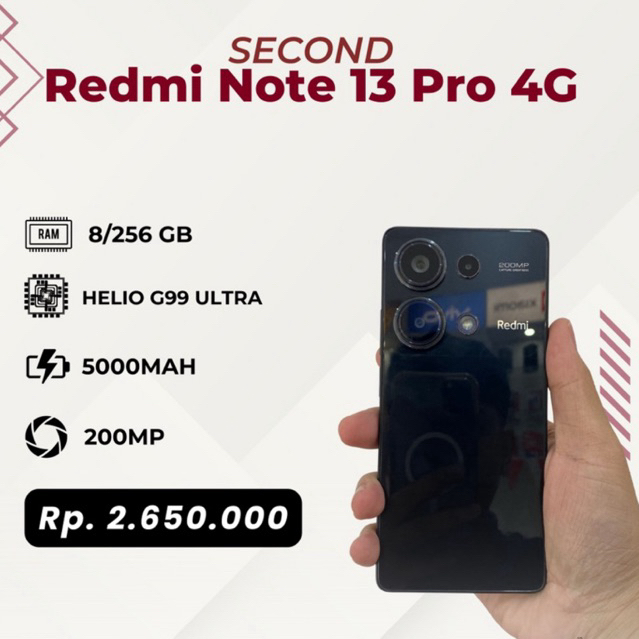 Redmi Note 13 Pro 4G 8/256 Gb Second