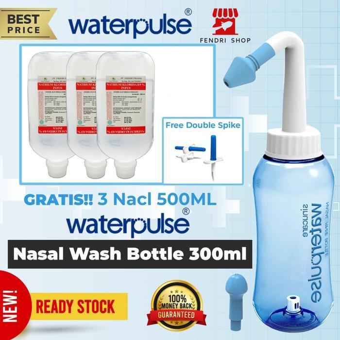 Paket Lengkap cuci Hidung 3 Nacl , gratis double spike kode1
