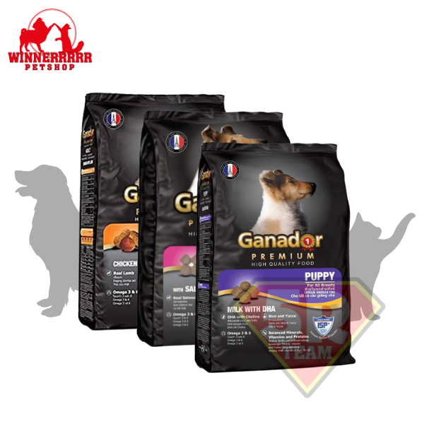 Ganador Premium Adult dan Puppy 3Kg Harga Murah - Makanan Anjing Ganador Premium Dewasa dan Anakan H