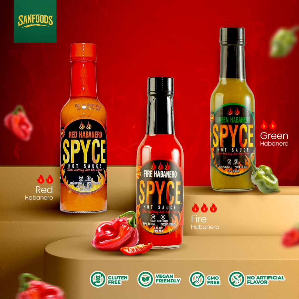 

PROMO 3 IN 1 SPYCE HABANERO HOT SAUCE 148 ML - PAKET CHILLI SAUS SAMBAL SAOS CABE CABAI PEDAS GLUTEN FREE