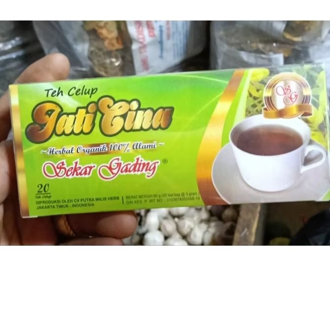 

teh celup daun jati cina