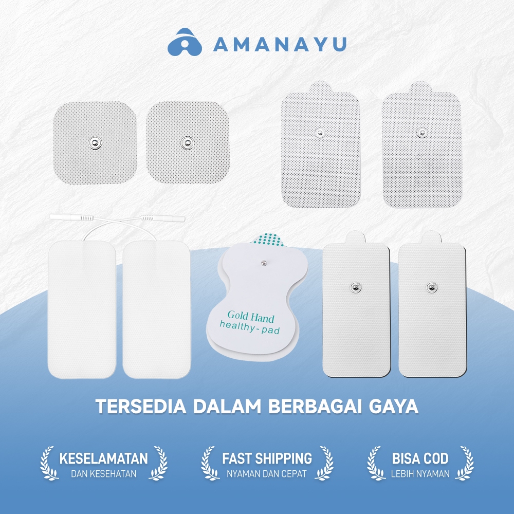 10/20pcs Gel healthy Pad tens Alat Pijat Electrode pad Koyo Tempel Gel Healthy Pad alat pijat terapi