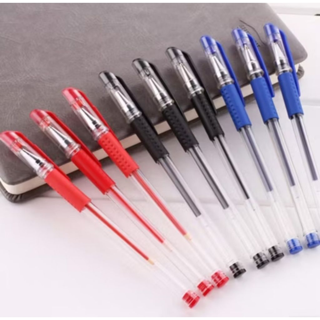 SHINE Pena Gel Standard Pulpen Tinta Cair Alat Tulis Sekolah Kantor Pen Warna Warni