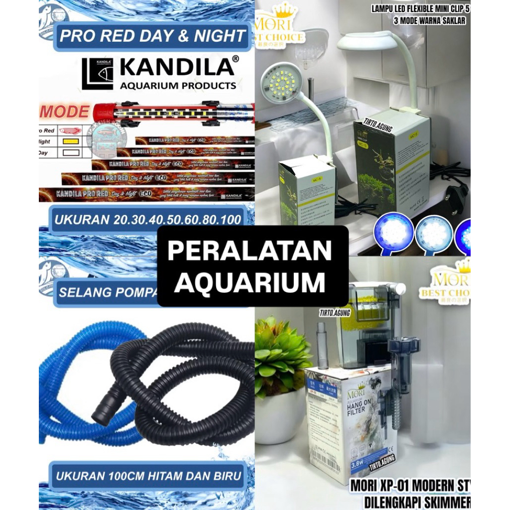 PRELOVED Peralatan Aquarium SECOND Lampu Celup Pro Red