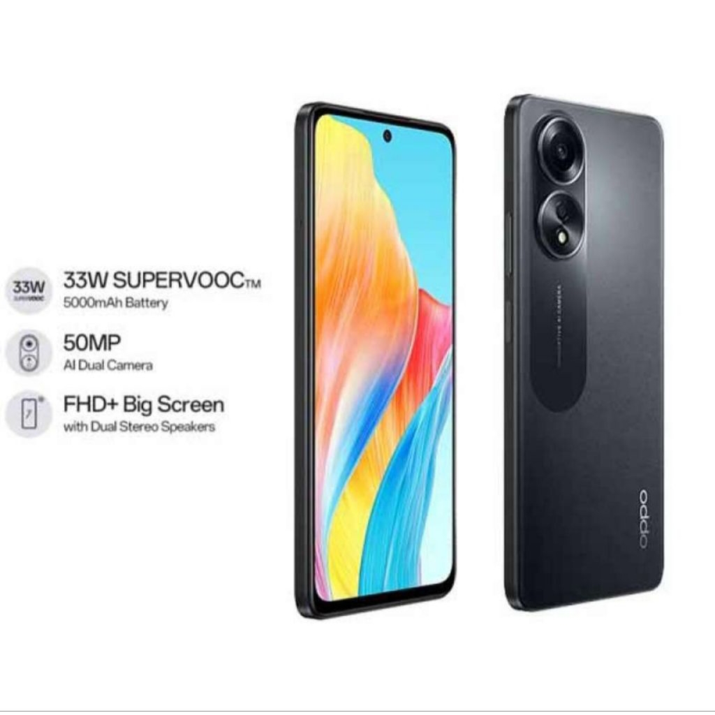 HP OPPO A58 8/128 - OPPO A 58 RAM 8GB ROM 128GB GARANSI RESMI