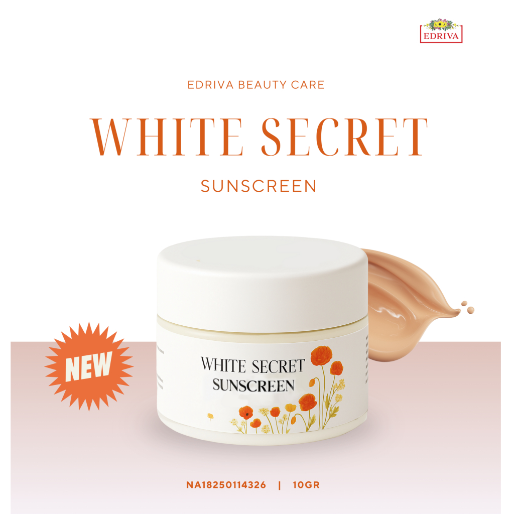EDRIVA WHITE SECRET SUNSCREEN - SUNCSREEN SUNBLOCK WITH NIACINAMIDE