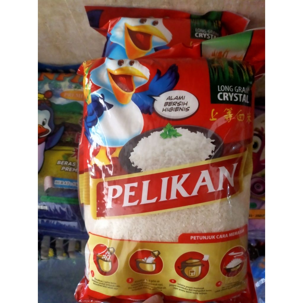 

Beras Pelikan 5kg ASLI (Dikirim Langsung)
