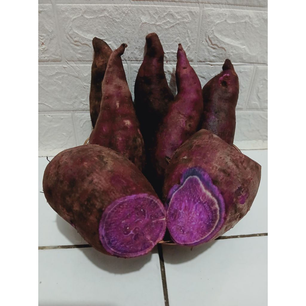 

ubi ungu murasaki berkwalitas per1kg