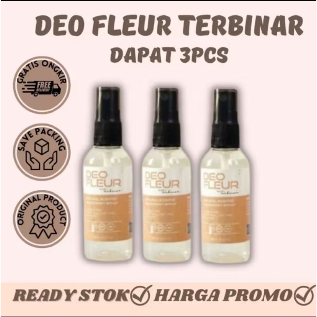 DEO FLEUR TERBINAR // DEODORANT SPRAY BY TERBINAR DEO FLEUR  DEODORAN BY TERBINAR ketiak