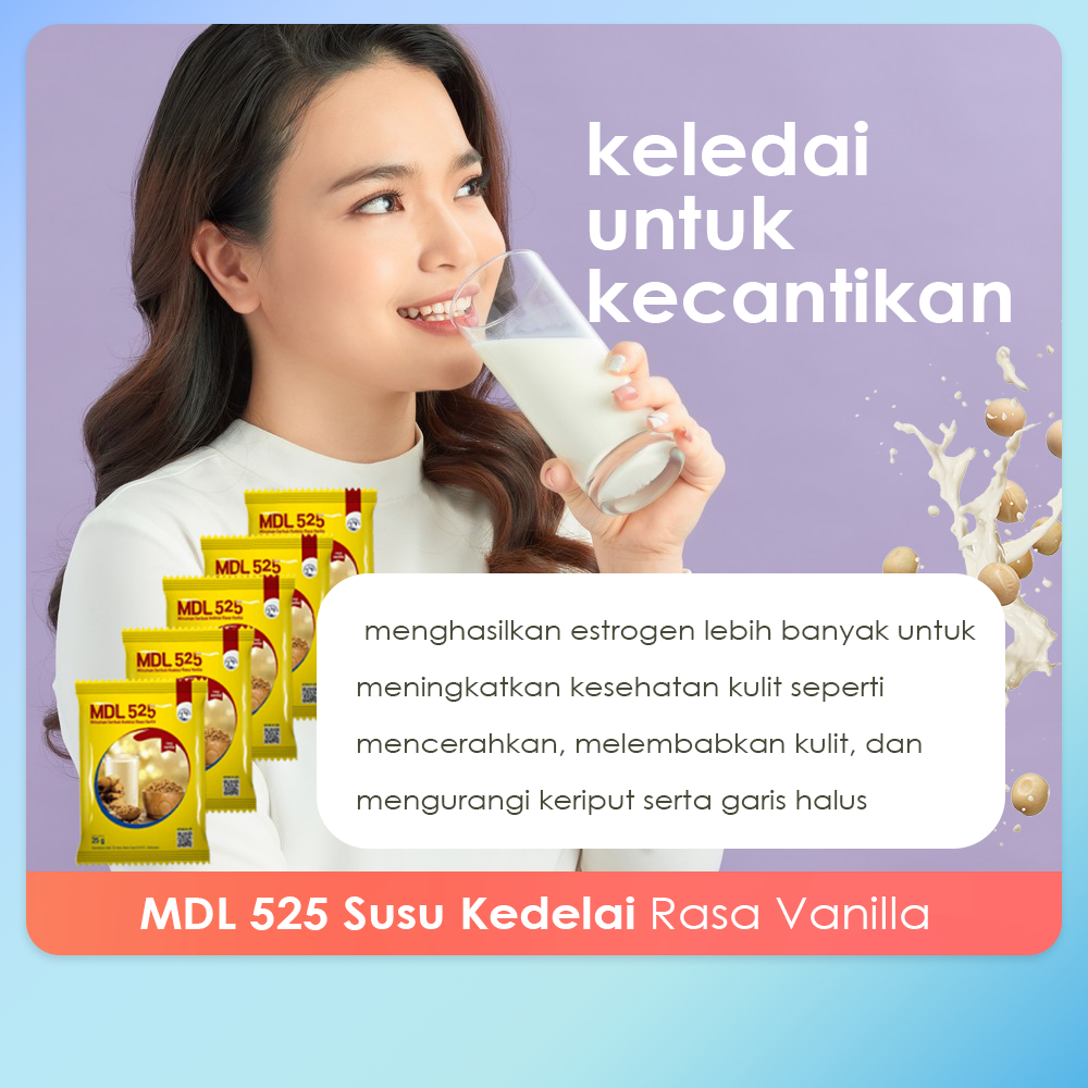 MDL 525 / Susu Kedelai MDL NEW Kemasan @25 gram / Susu Mandala 525 Asli Susu Kedelai PHB
