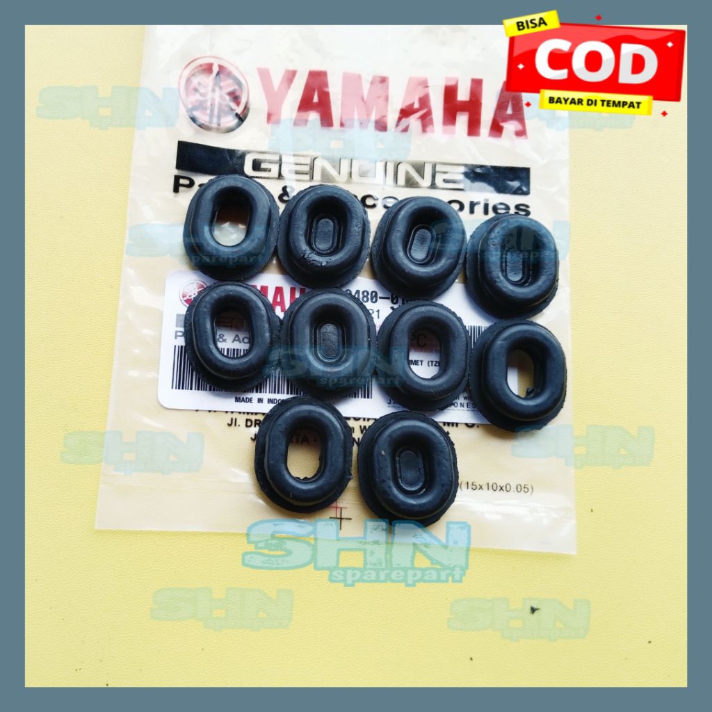 10 PCS KARET BODI MOTOR TYPE OVAL/KARET GROMMET OVAL KARET BODI BODY MOTOR YAMAHA JUPITER Z F1ZR VEG