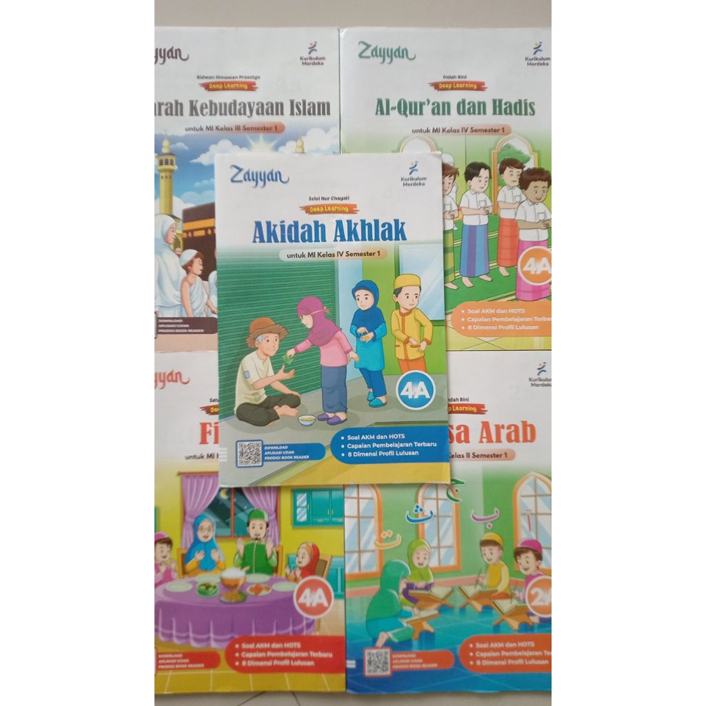 Kunci LKS zayyan MI AKIDAH FIQIH QURDIST BHS ARAB SKI Kelas 1,2,3,4,5,6 semester 1