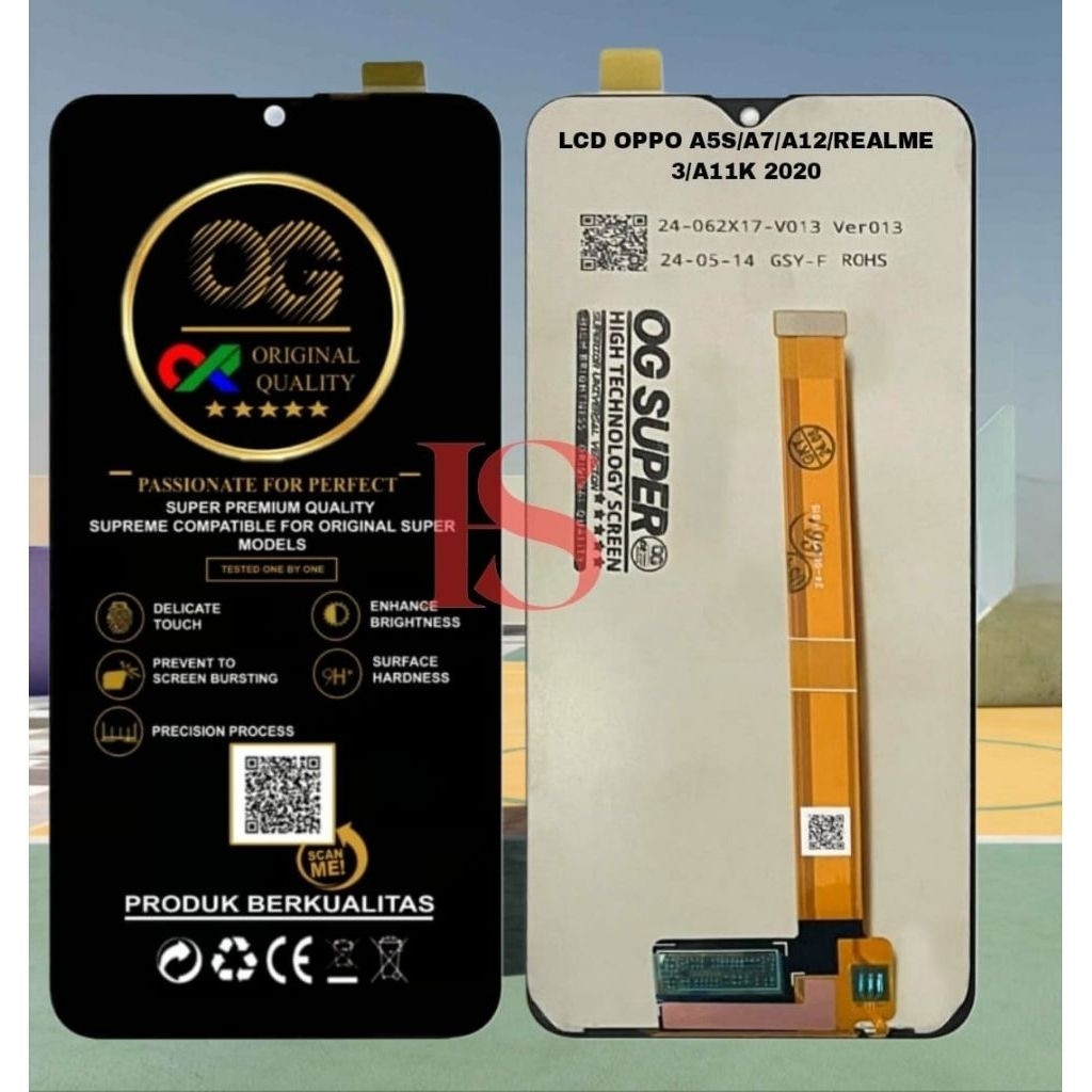 LCD OPPO A5S LCD FULLSET TOUCH SCREEN OPPO A7/A12 ORIGINAL