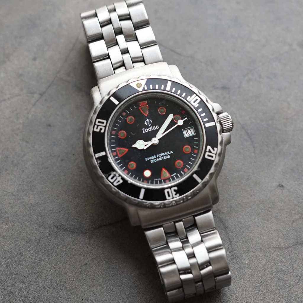 Jam tangan Vintage Zodiac formula one