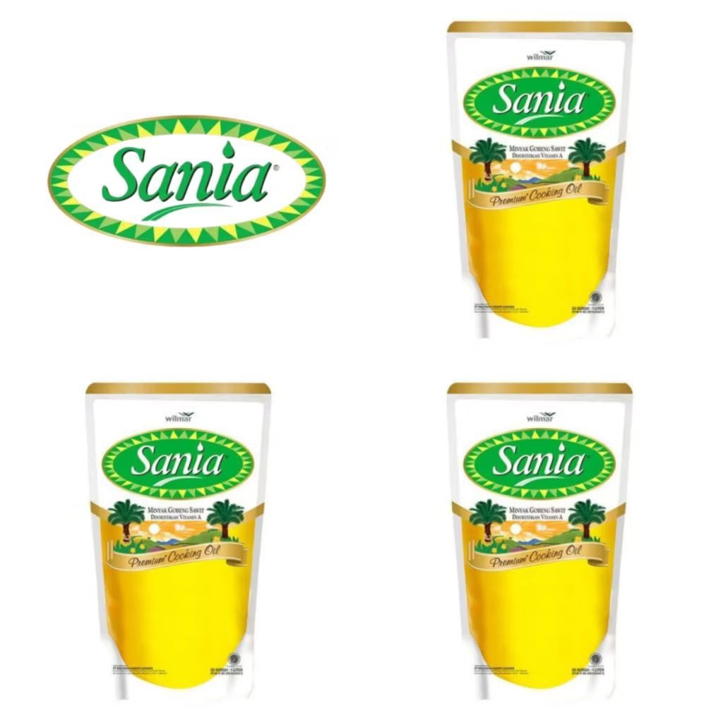 

Sania Minyak Goreng Sawit Cooking Oil Pouch 1 Liter