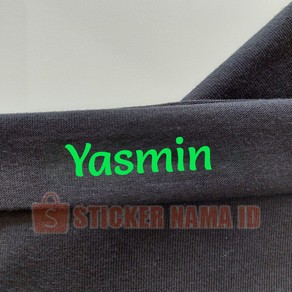 

Stiker Nama Baju Setrika Custom SN04