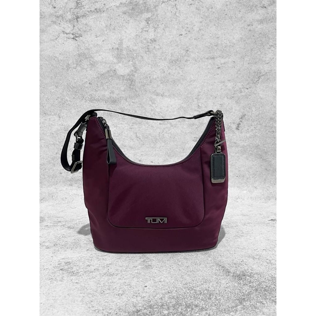 Tumi Vinita Shoulder Bag Nylon Marroon