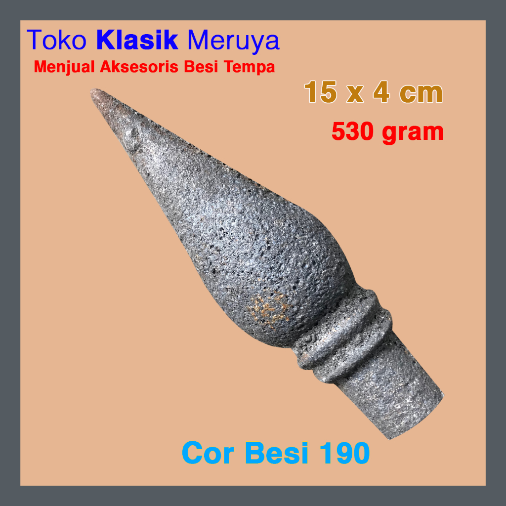 Tombak cor besi 190