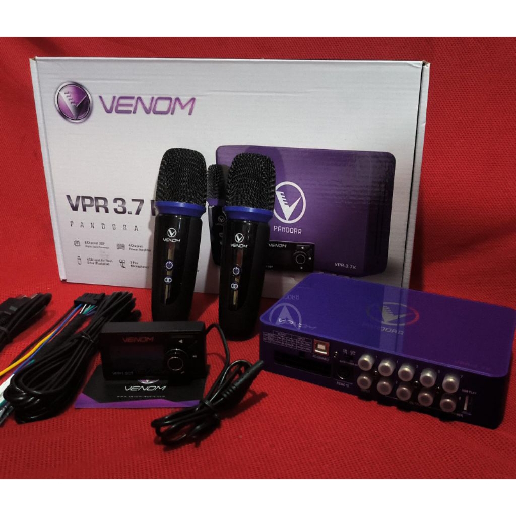 DSP prosesor karaoke Venom Pandora VPR-3.7 K mix 2 | Audio mobil