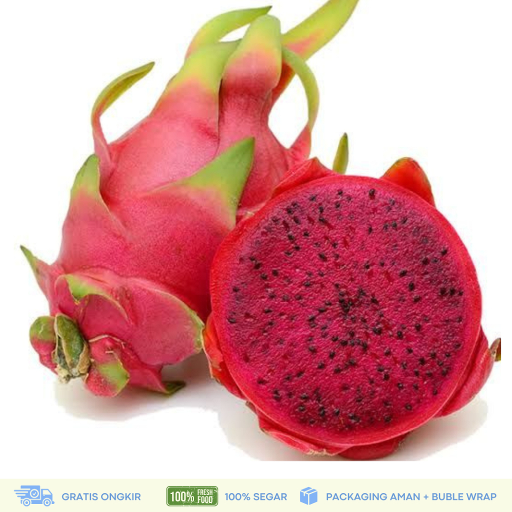 

Buah Naga Merah Segar Kualitas Premium +/- 1 KG