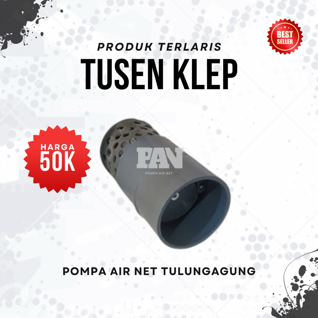 Foot Klep / Tusen Klep Pvc Pipa 2 Inch