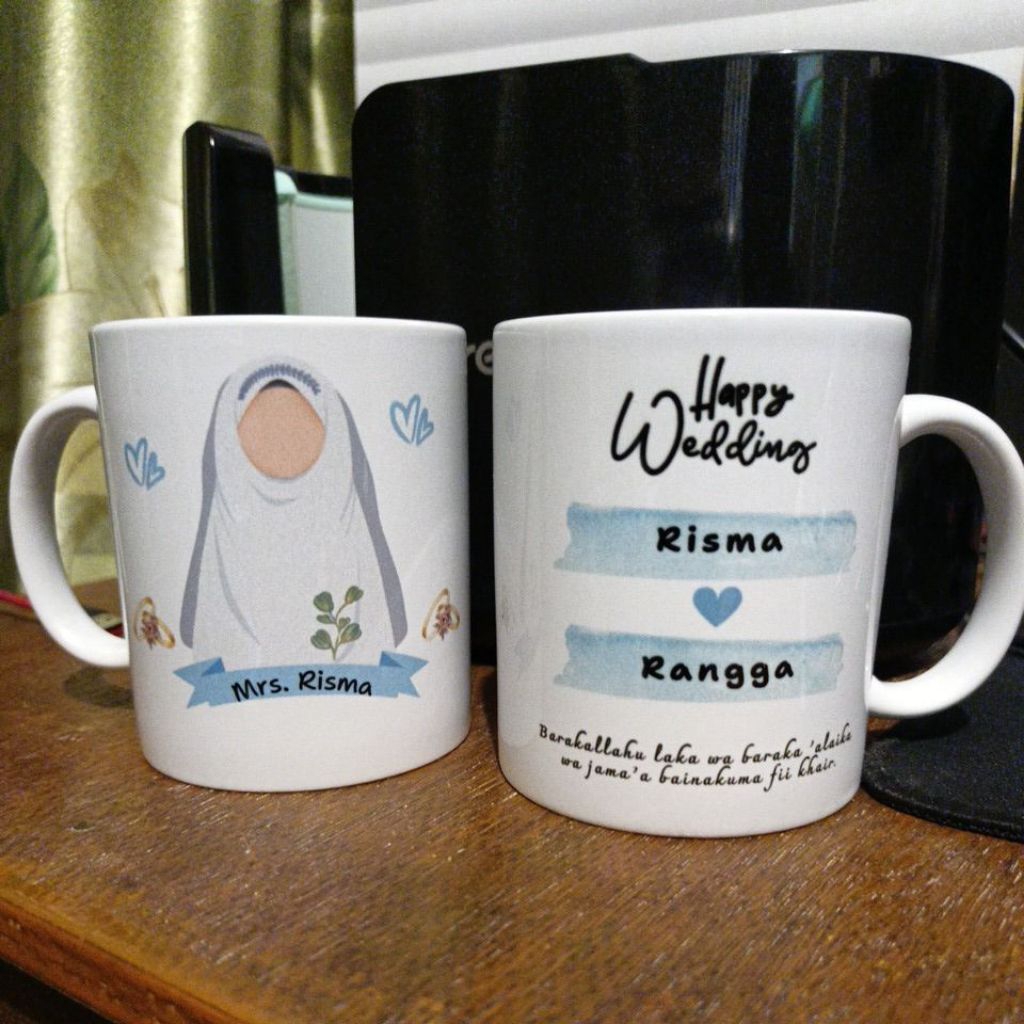 Mug Custom- Mug Cantik Design Aesthetic