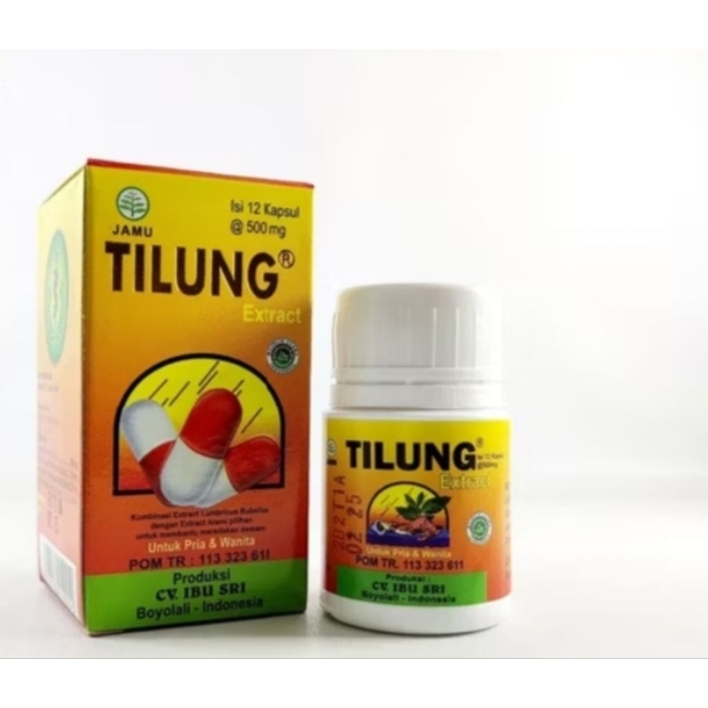 TILUNG KAPSUL / OBAT CACING 12 KAPSUL 500MG HALAL