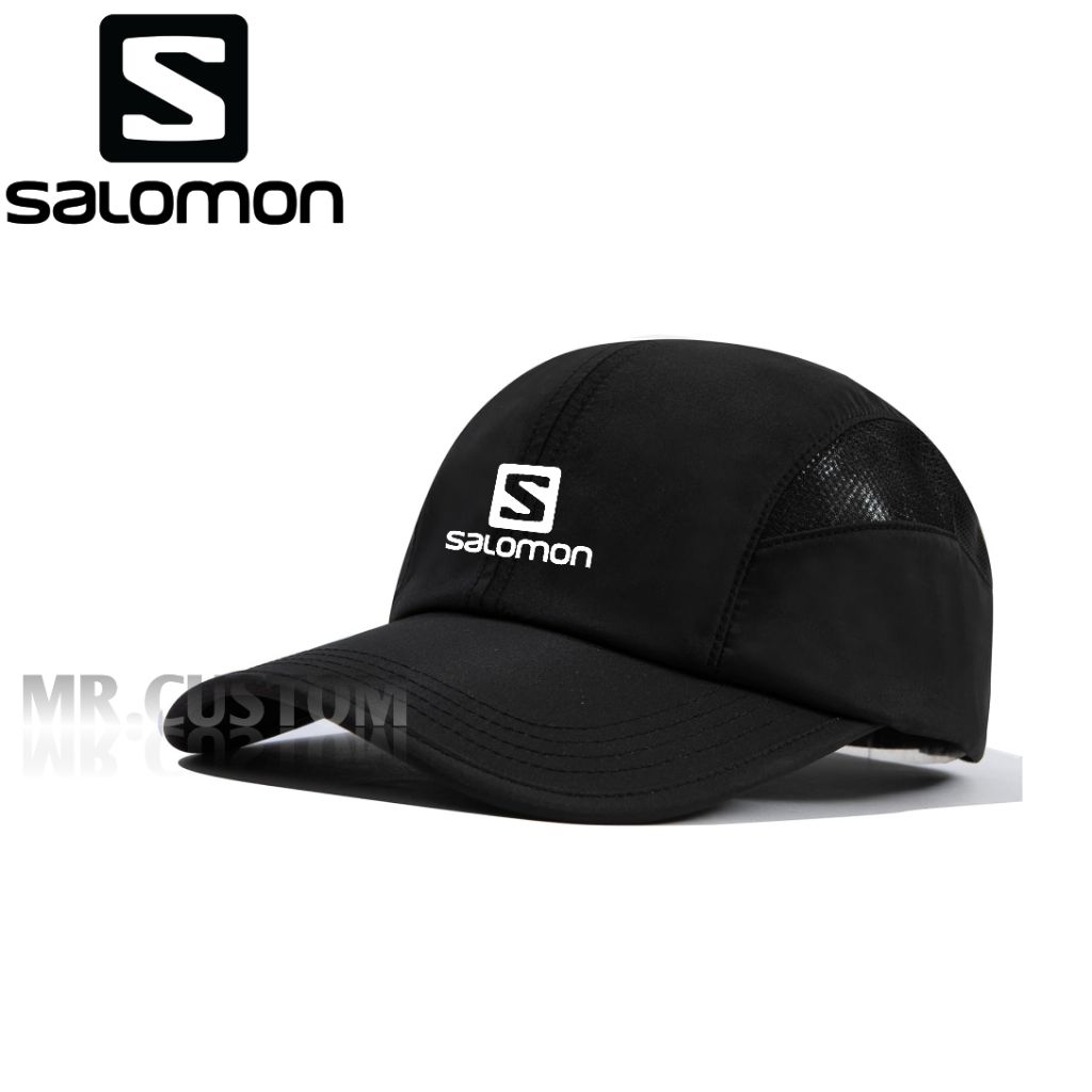 Topi Running Outdoor Salomon Logo/ Topi Lari/ Cycling Cap/ Topi Olahraga Dewasa