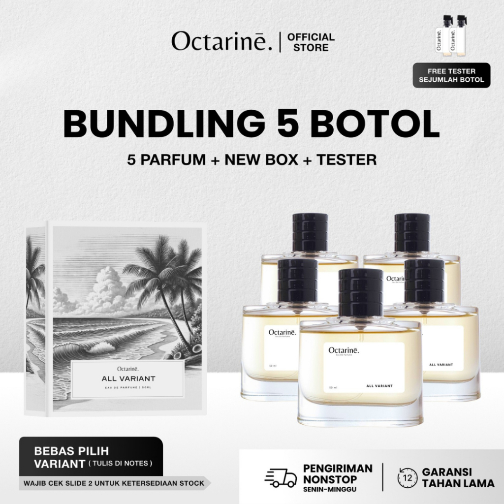 Octarine - PROMO Bundling 5 Botol Parfum 50ml Bebas Pilih Variant