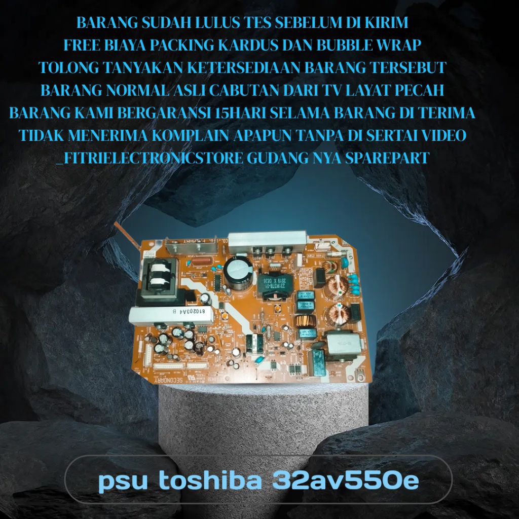 psu regulator power supply  tv lcd Toshiba -32av550e- 32av600e