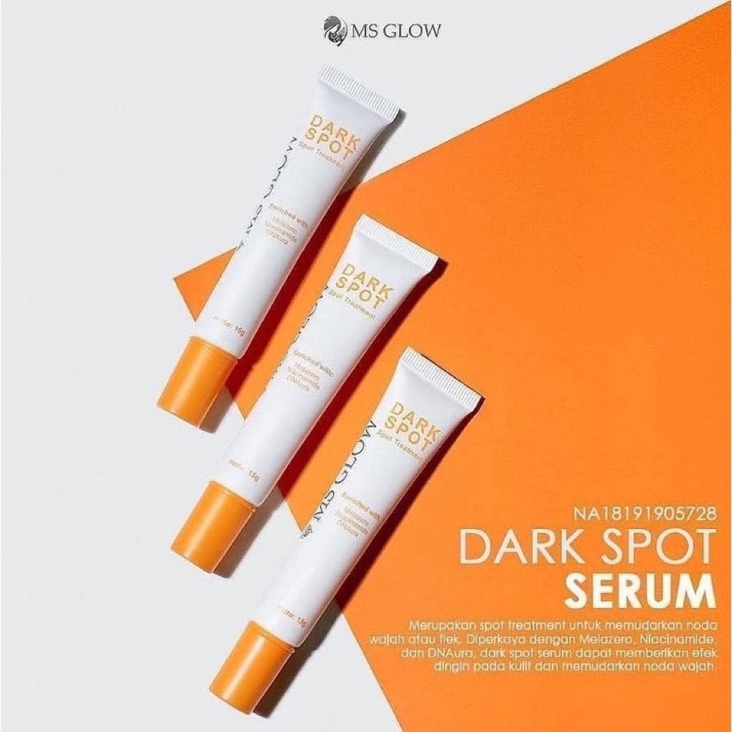 DARK SPOT MS GLOW || DARK SPOT SERUM || AMPUH FLEK HITAM