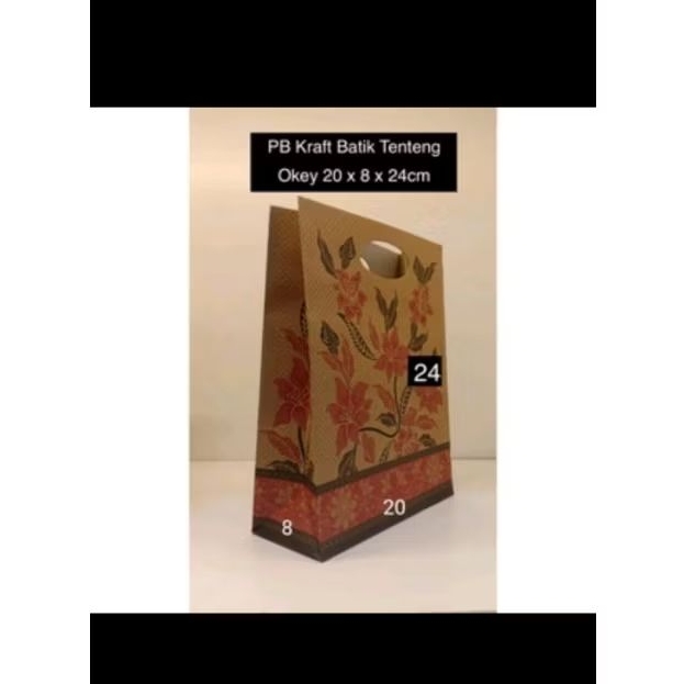 

PAPERBAG TENTENG OKEY KRAFT BATIK
