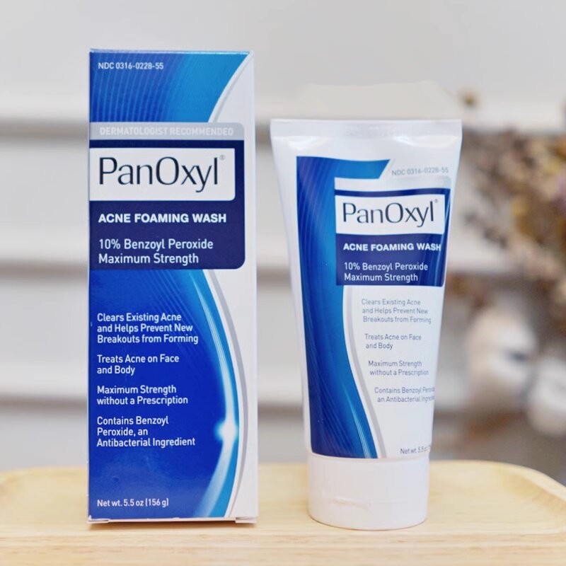 PanOxyl Acne Foaming Wash Benzoyl Peroxide 10% 156gr Acne Cleanser