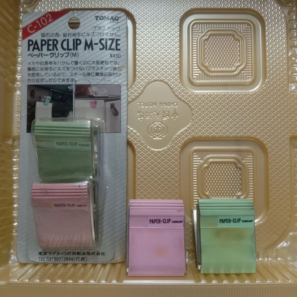 

Penjepit Jepitan Klip Kertas Original Japan - Paper Clip Tomao - Size M