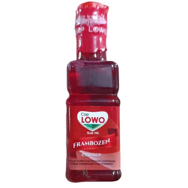 Perisa Sirup Essence Frambozen Cap Lowo 20ml Satrup Pewarna dan Perisa Sirup Banjarmasin