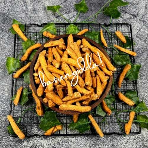 

BASRENG STIK PEDAS DAUN JERUK CEMILAN SNACK PREMIUM BIKIN NAGIH KUALITAS SETARA BASRENG SAJODO