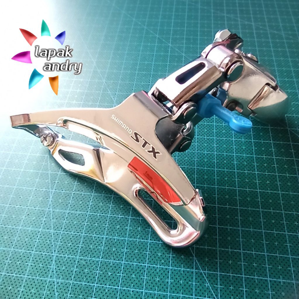LapakAndry Front Derailleur FD Shimano STX MC32 28.6 28,6 JAPAN NOS Vintage Tarikan Bawah Original