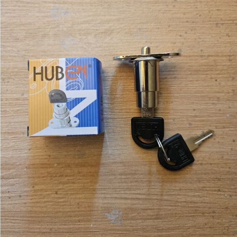 Kunci Tekan Huben 19mm /Kunci Pushlock HL-105 /Kunci Etalase Lemari Pintu Sliding