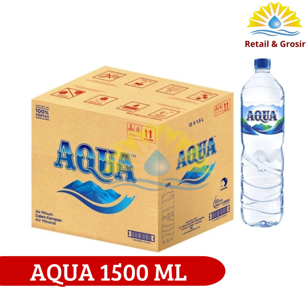 

AQUA Air Mineral 1500 ML (24 botol)