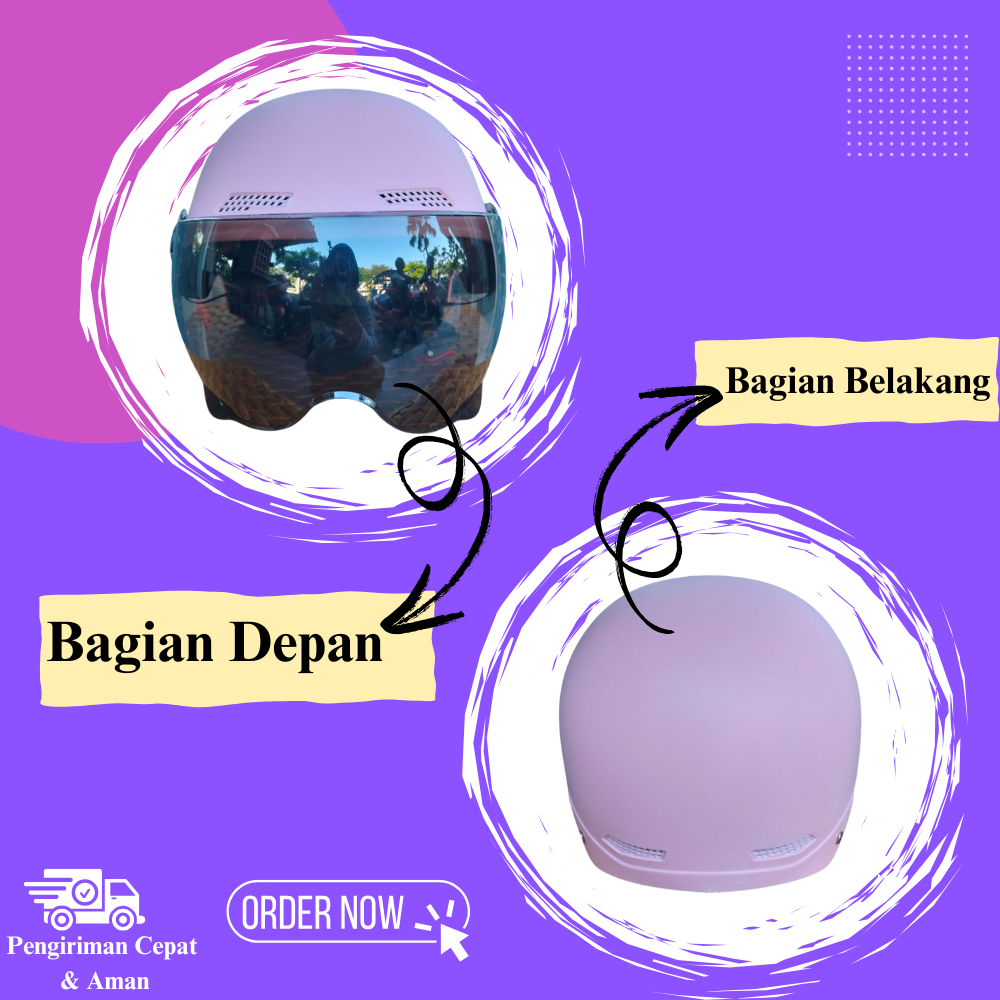 Helm Sepeda LIstrik Lucu Helm Sepeda Listrik Murah Helm Viral Helm Unik Helm Pria Wanita Unisex