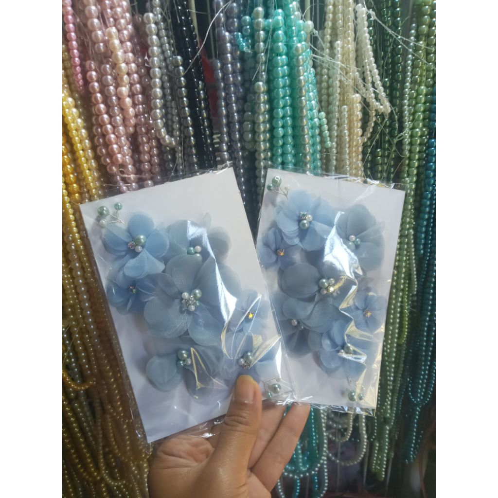 bunga 3d hiasan kebaya