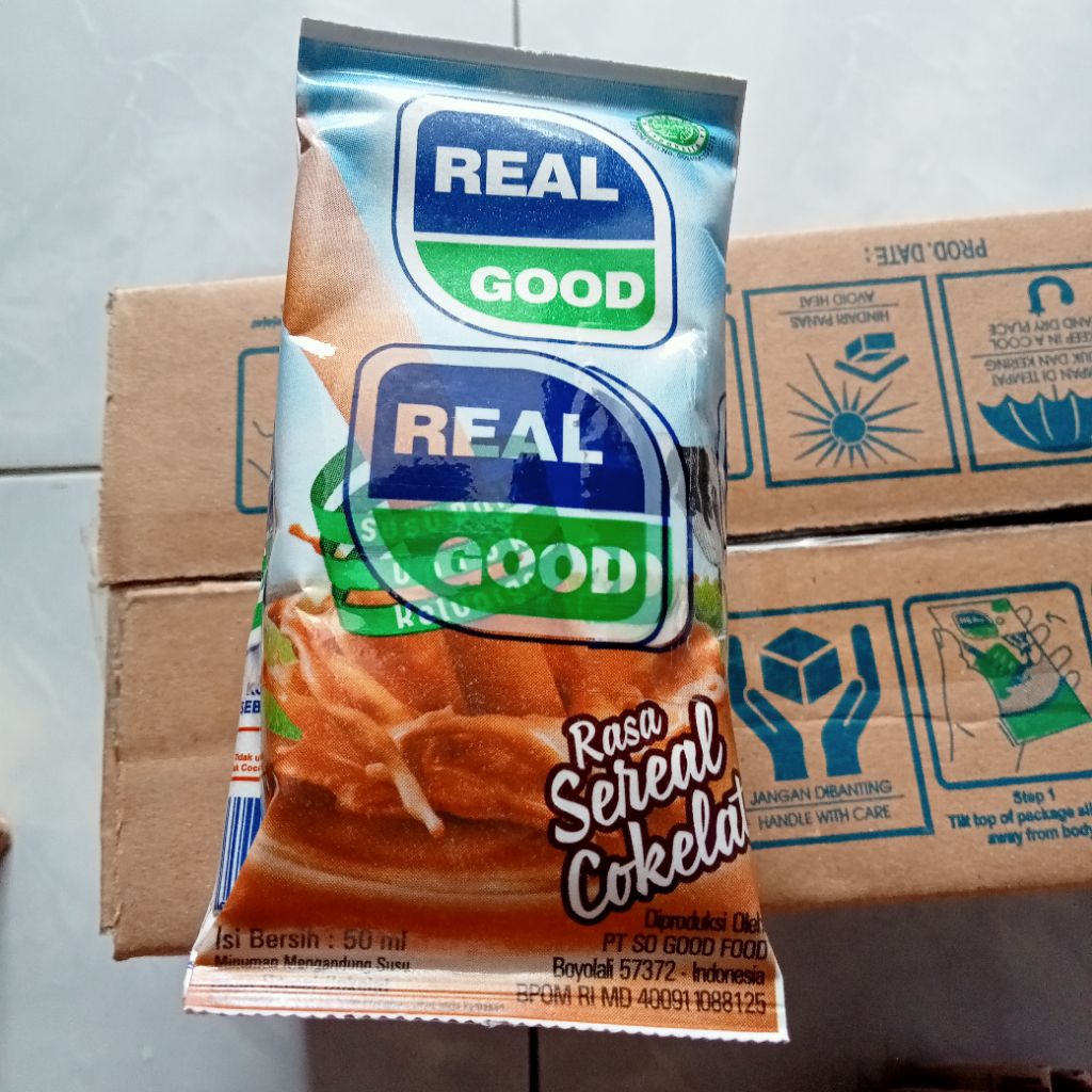 

REAL GOOD 1 DUS RASA COKLAT DAN STRAWBERRY