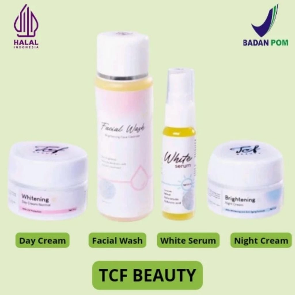 PAKET WHITENING SKINCARE BPOM TCF