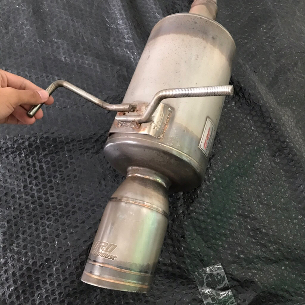 Knalpot Mobil Muffler ORD V2 HF Bolton Honda Jazz GK5 bisa Universal No alpino hks ndk ironcrafts