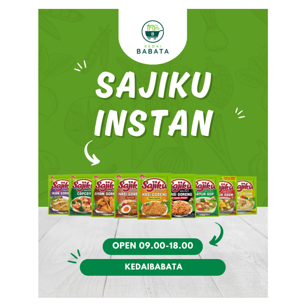 

Sajiku Bumbu Instan All Varian Bumbu Sop Nasi Goreng Nasi Goreng Pedas Kedai Babata Padang