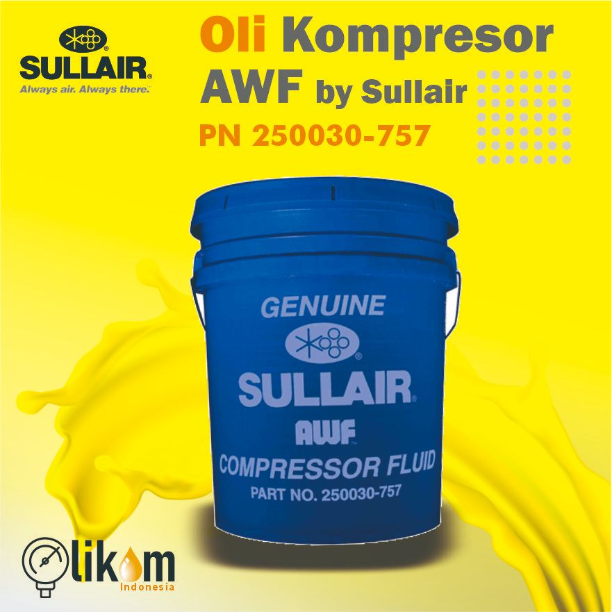 Oli Kompresor Sullair AWF 250030-757 Oil Compressor Sullair AWF 250030757