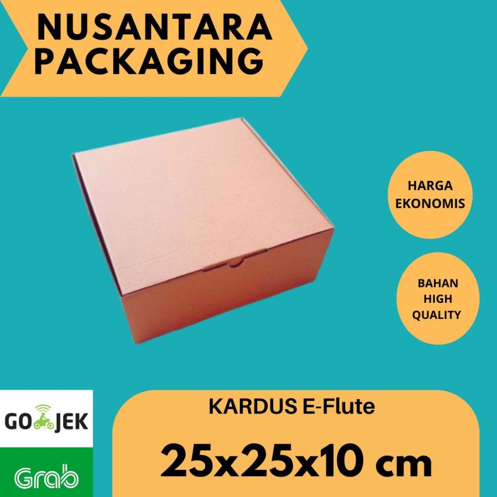 

KARDUS 25x25x10 cm / BOX KARTON CORUGATED DIE CUT / AKSESORIS