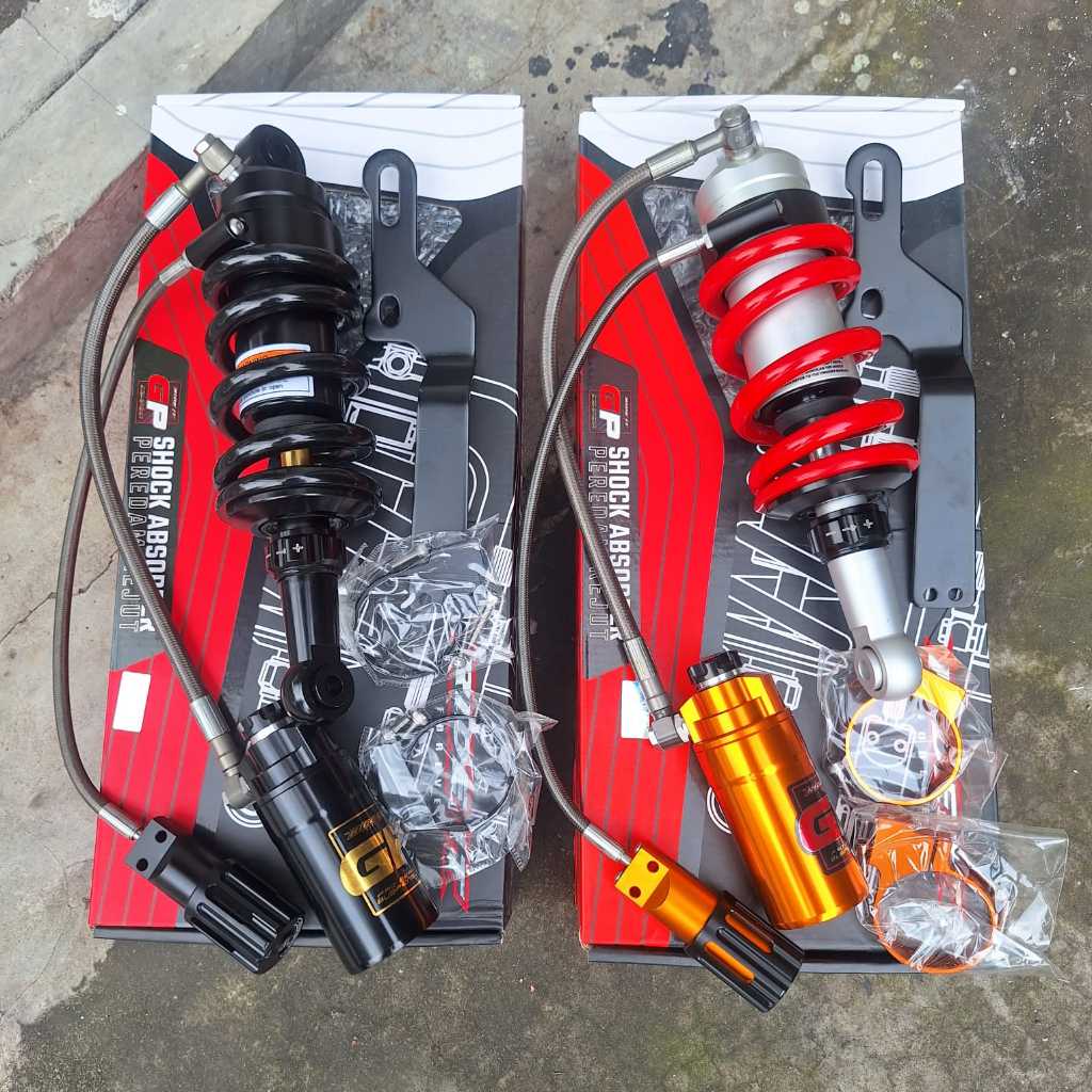 Shock Ride it GP 104 Satria Fu Monoshock Tabung Pisah Satria Fu Gp 104 Triple Klik fu 150 GP Series 